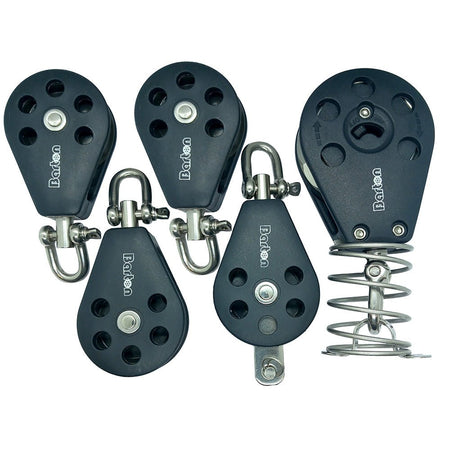 Barton Marine Barton Manta/Odyssey 2 Land Sailing Mainsheet Block Kit - 3:1 - Get Tight Gear