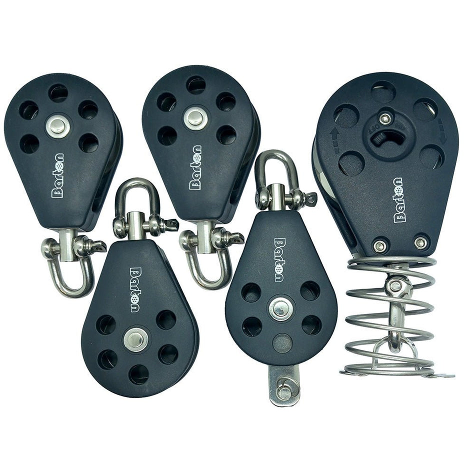 Barton Marine Barton Manta/Odyssey 2 Land Sailing Mainsheet Block Kit - 3:1 - Get Tight Gear