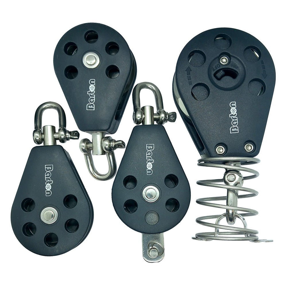 Barton Marine Manta/Odyssey Land Sailing Mainsheet Block Kit - 2:1 - Get Tight Gear