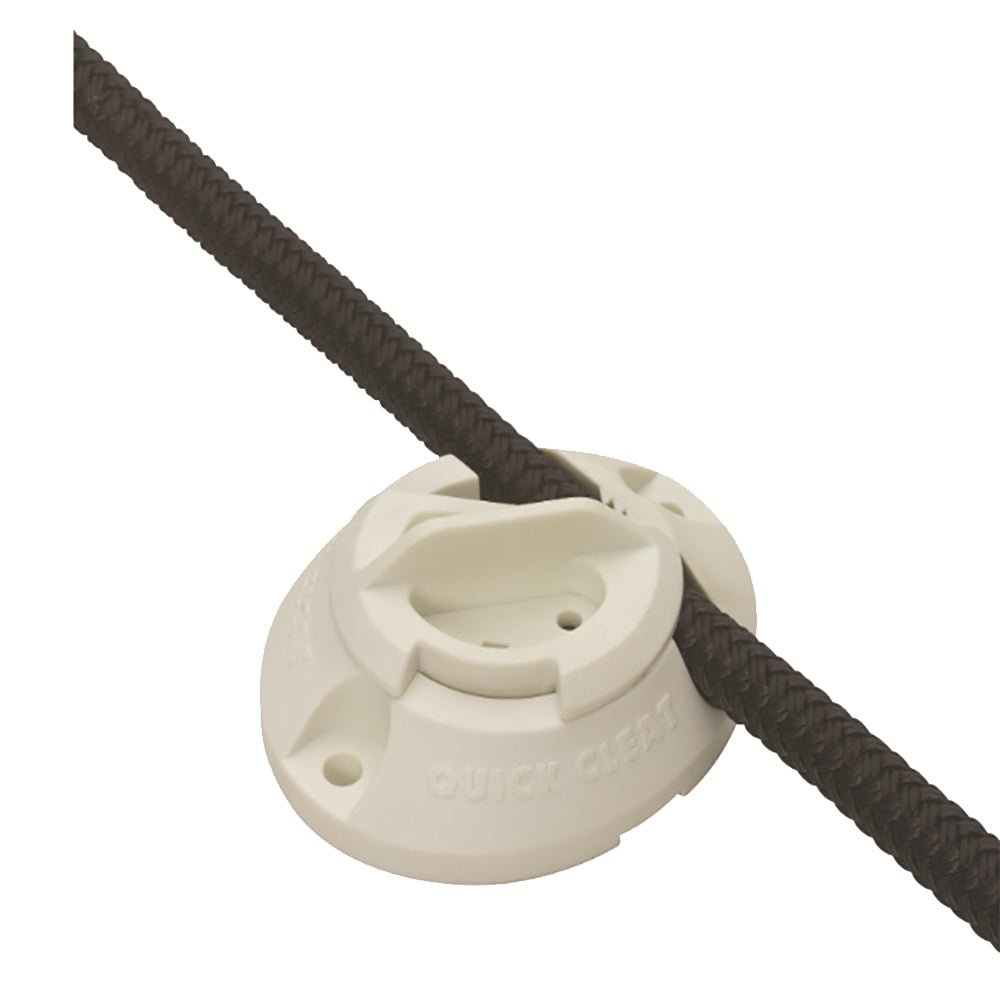 Barton Marine Quick Cleat - 5/16" - White - Get Tight Gear