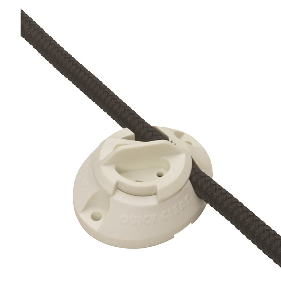 Barton Marine Quick Cleat - 5/16" - White - Get Tight Gear