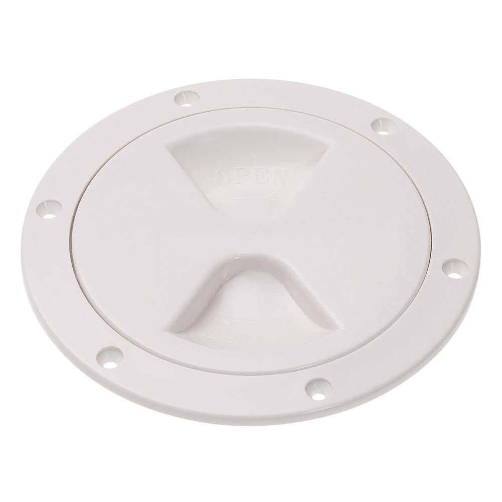 Barton Marine Screw Inspection Cover - 6" (103mm) - White - Get Tight Gear
