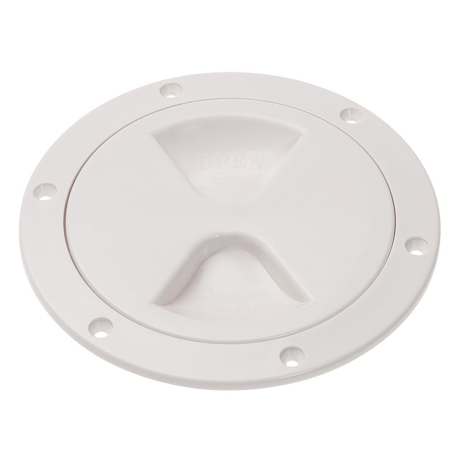 Barton Marine Screw Inspection Cover - 6" (103mm) - White - Get Tight Gear