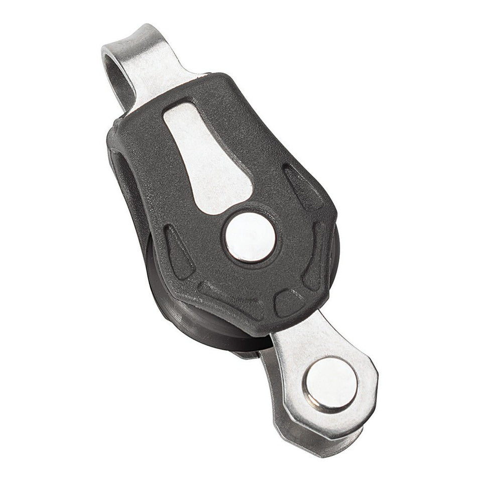 Barton Marine Size 0 20mm Plain Bearing Pulley Block Single Fixed Eye & Becket - Get Tight Gear