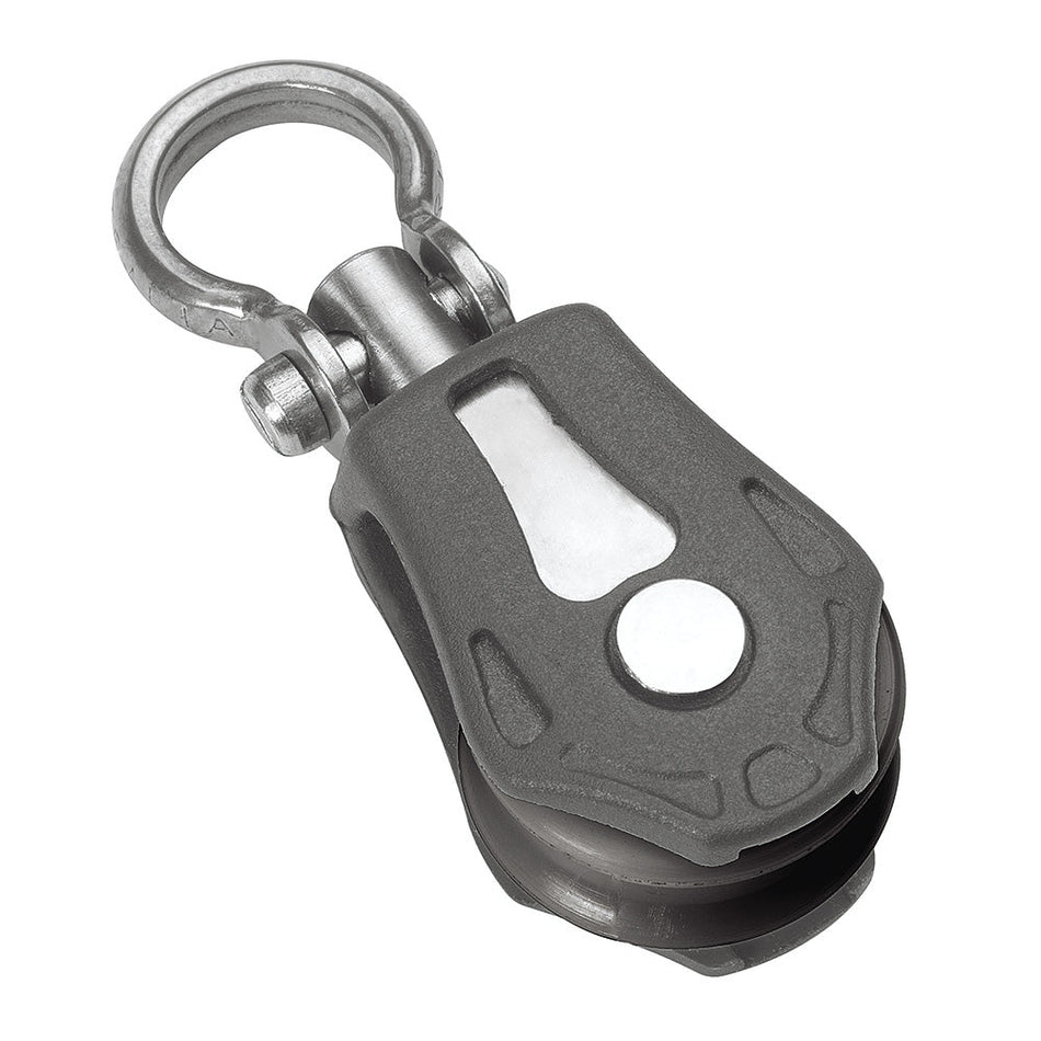 Barton Marine Size 0 20mm Plain Bearing Pulley Block Single Swivel - Get Tight Gear