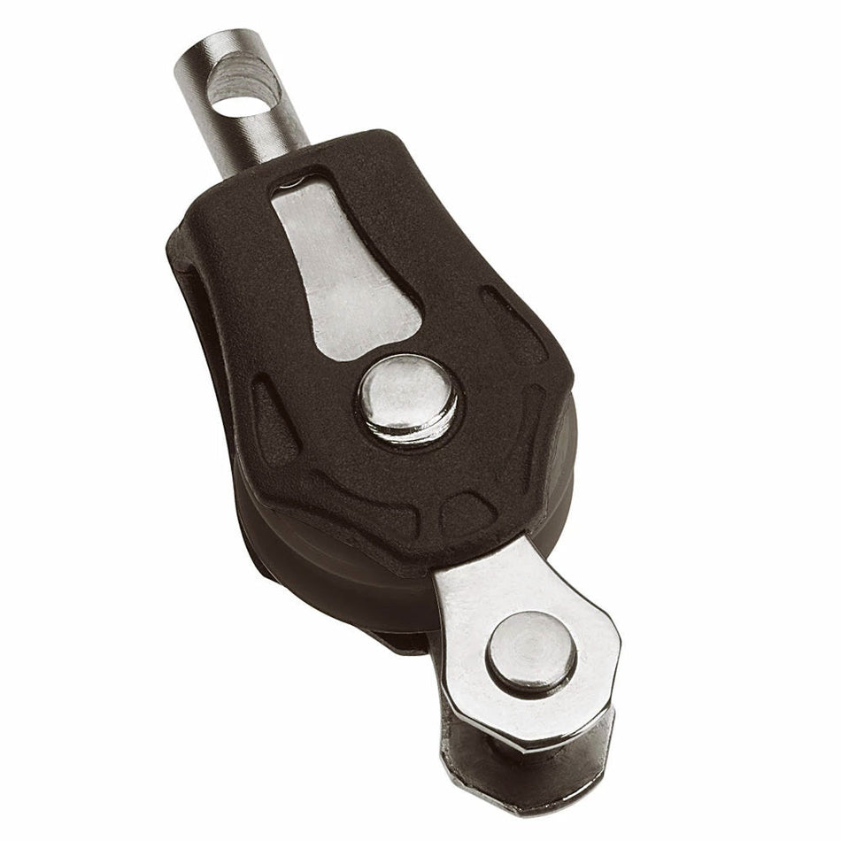 Barton Marine Size 0 20mm Plain Bearing Pulley Block Single Swivel & Becket - Get Tight Gear