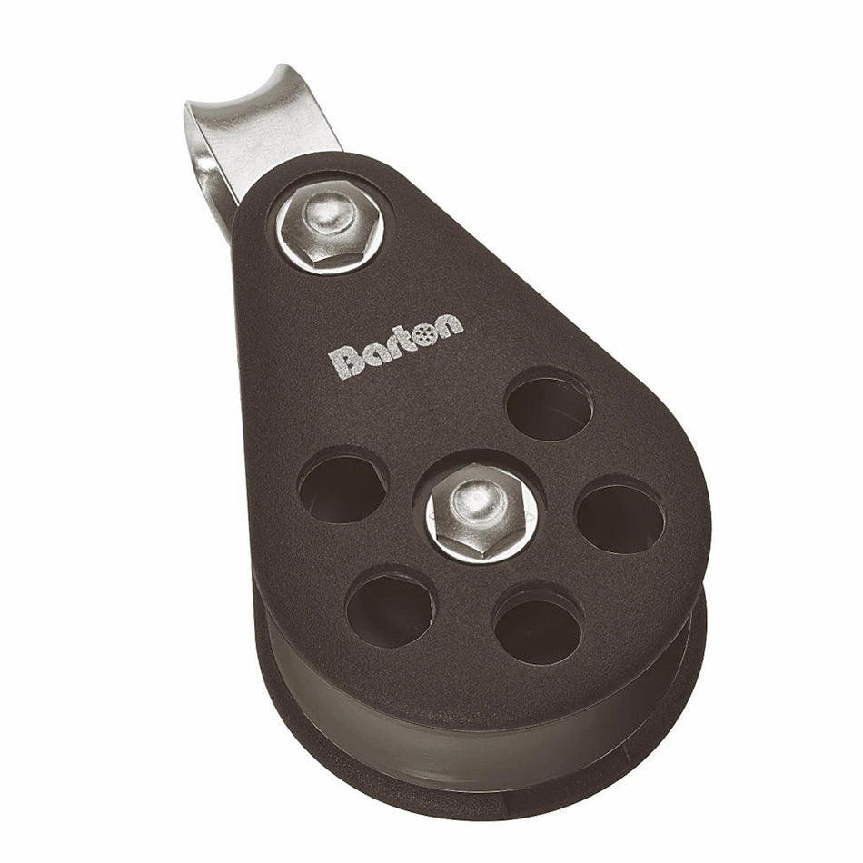 Barton Size 5 54mm Plain Bearing Pulley Block Single Block Fixed Eye - Get Tight Gear
