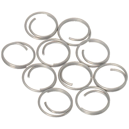 Barton Stainless Steel Large Split Rings - 14mm - 10 - Pack - Get Tight Gear