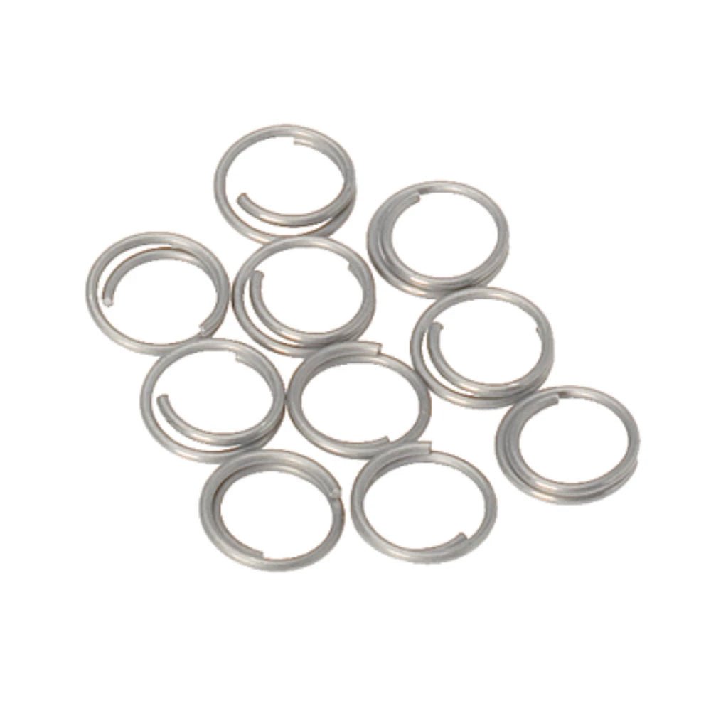 Barton Stainless Steel Split Rings - 10mm - 10 - Pack - Get Tight Gear