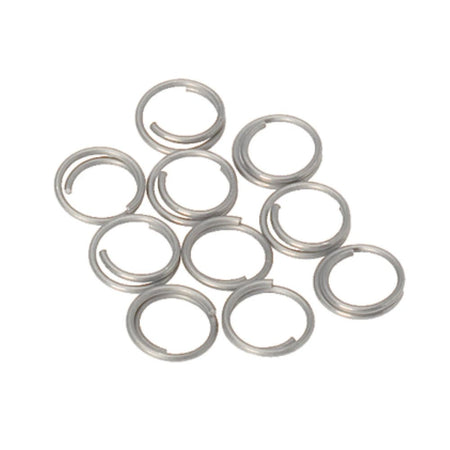 Barton Stainless Steel Split Rings - 10mm - 10 - Pack - Get Tight Gear