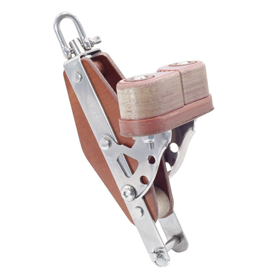 Barton TUPHblox Fiddle Block w/Swivel & Cam + Becket - 20mm (25/32) Size 0 - Get Tight Gear