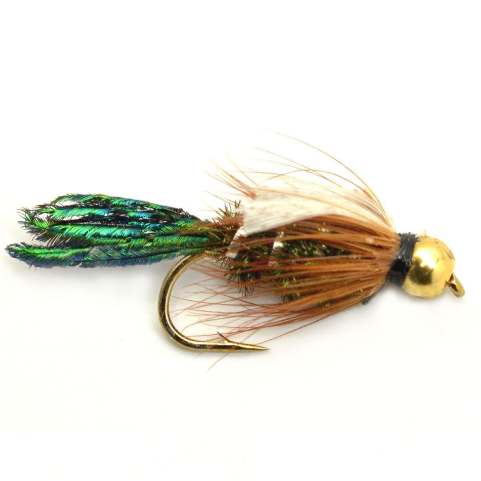 Basics Collection - Bead Head Nymph Assortment - 10 Wet Flies - 5 Patterns - Hook Sizes 12, 14, 16 - Get Tight Gear