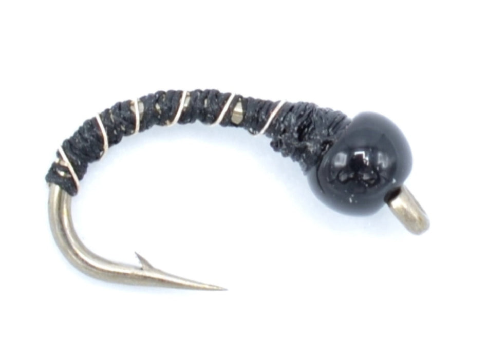Basics Collection - Essential Bead Head Midge Nymph Assortment - 10 Wet Flies - 5 Patterns - Hook Sizes 14, 16, 18 - Get Tight Gear