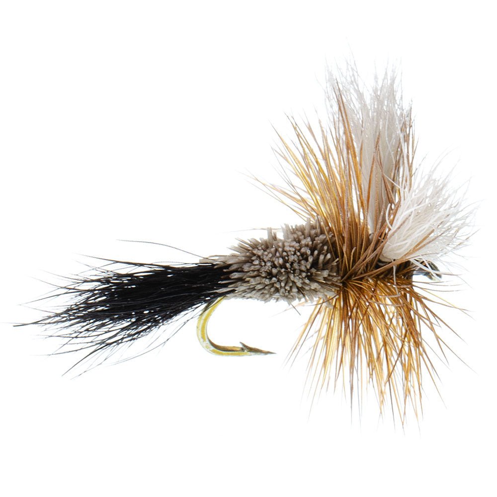 Basics Collection - Wulff Dry Fly Assortment - 10 Dry Fishing Flies - 5 Patterns - Hook Sizes 10, 12, 14 - Get Tight Gear