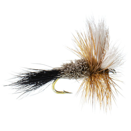 Basics Collection - Wulff Dry Fly Assortment - 10 Dry Fishing Flies - 5 Patterns - Hook Sizes 10, 12, 14 - Get Tight Gear