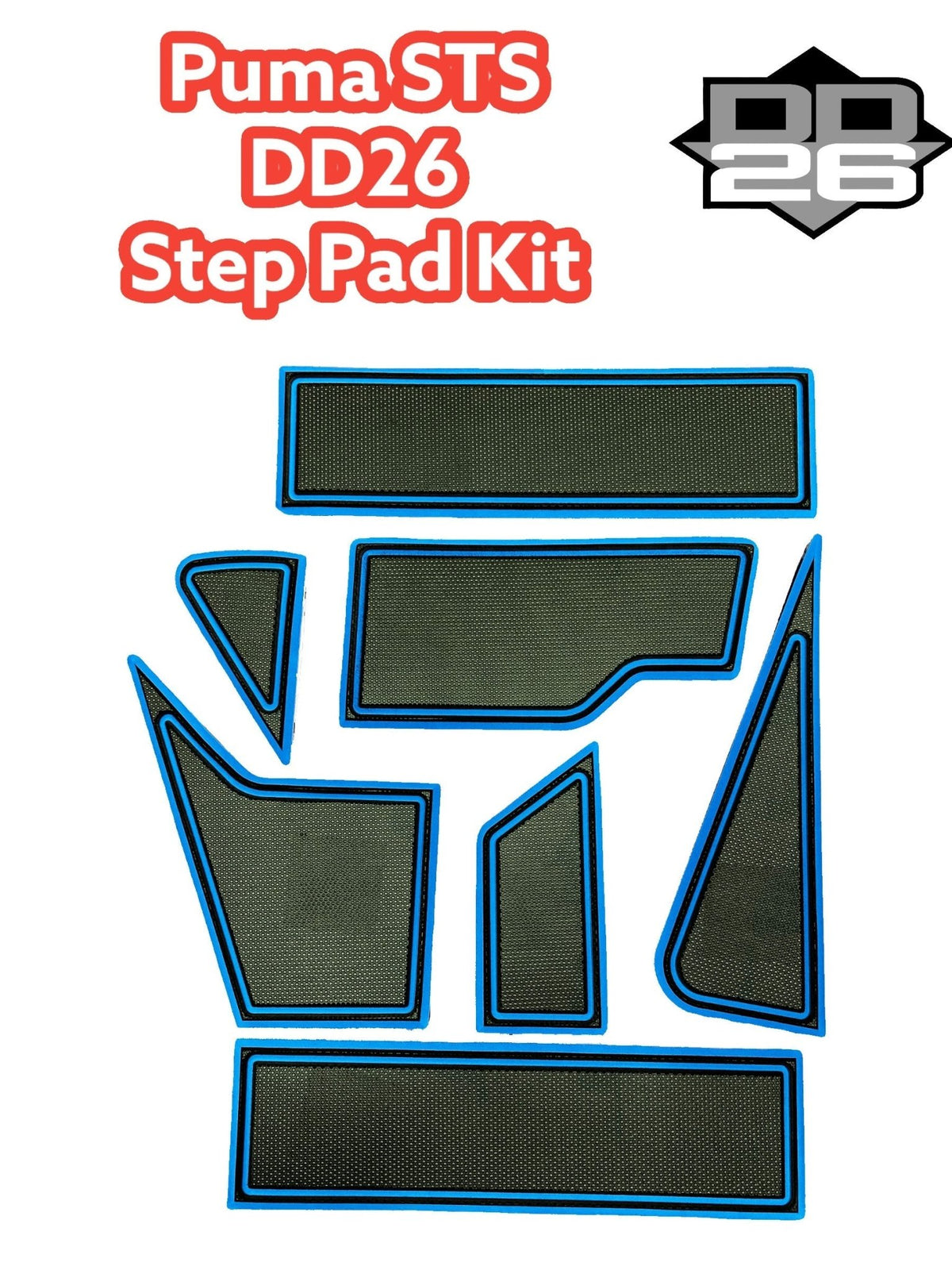 Bass Cat Puma STS and Lynx STS Step Pad Kit 7pc - Get Tight Gear