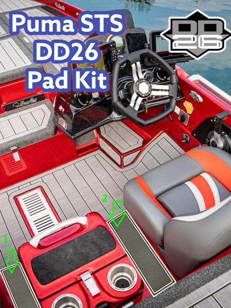 Bass Cat Puma STS and Lynx STS Step Pad Kit 7pc - Get Tight Gear