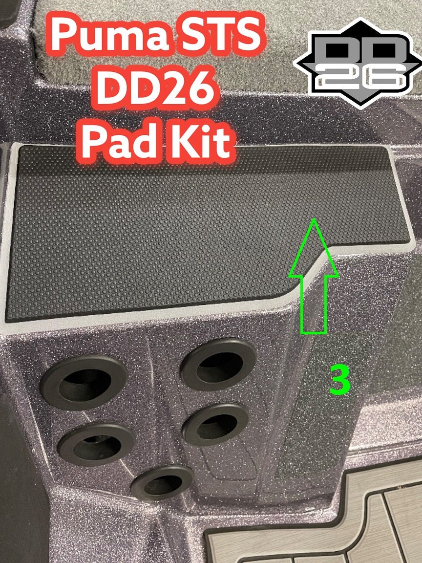 Bass Cat Puma STS and Lynx STS Step Pad Kit 7pc - Get Tight Gear