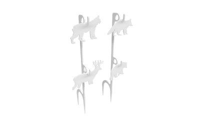 B/C 1/3 IPSC SILHOUETTE TARGET WHT - Get Tight Gear