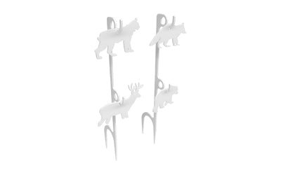 B/C 2/3 IPSC SILHOUETTE TARGET WHT - Get Tight Gear