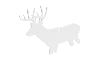 B/C AR500 3/8 SILHOUETTE DEER WHT - Get Tight Gear