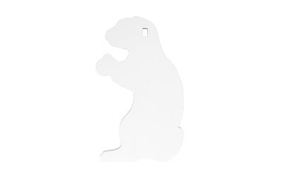 B/C AR500 3/8 SILHOUETTE GOPHER WHT - Get Tight Gear