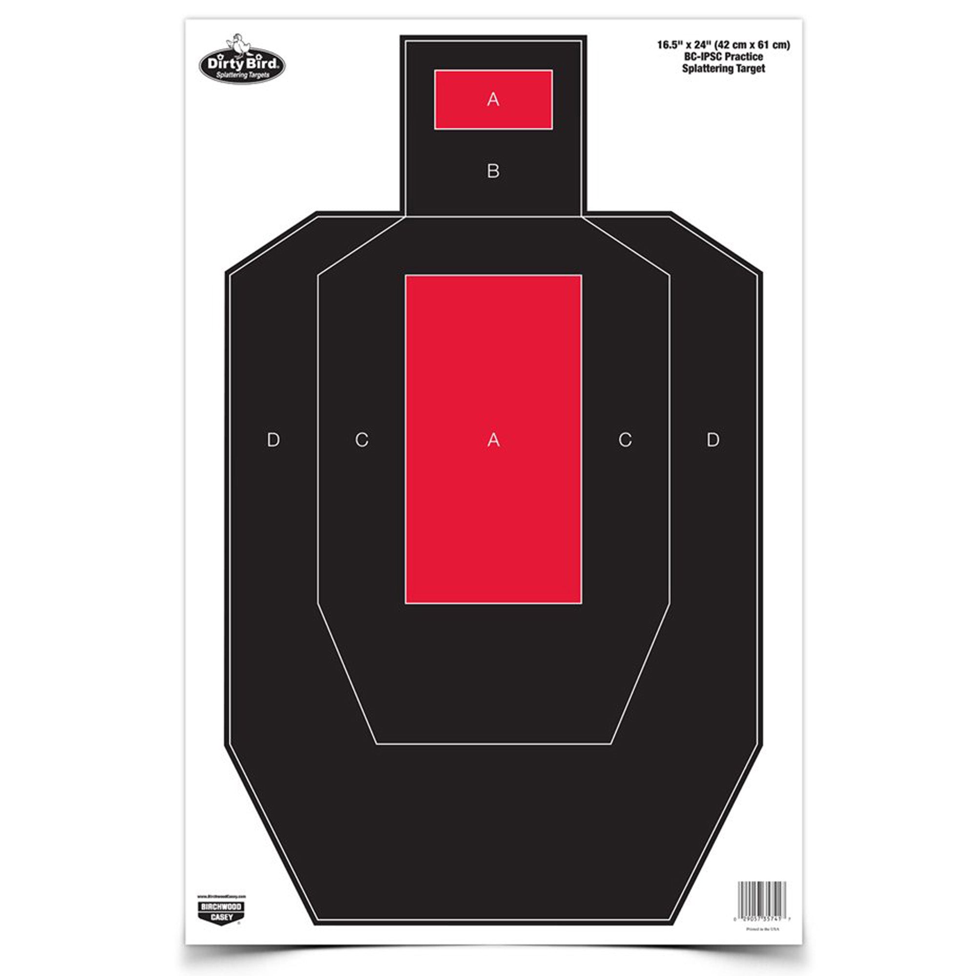 B/C DIRTY BIRD IPSC PRCTCE TRGT 3PK - Get Tight Gear