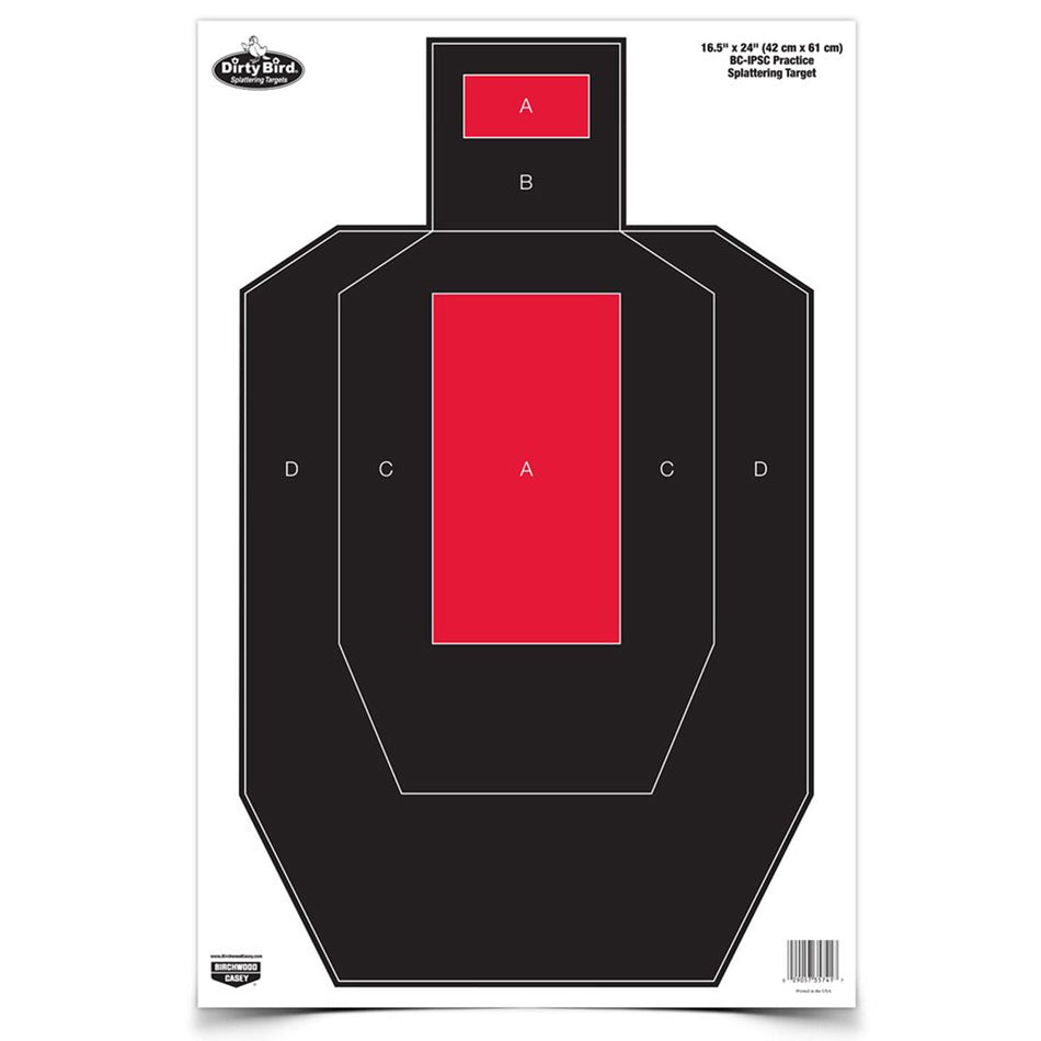 B/C DIRTY BIRD IPSC PRCTCE TRGT 3PK - Get Tight Gear