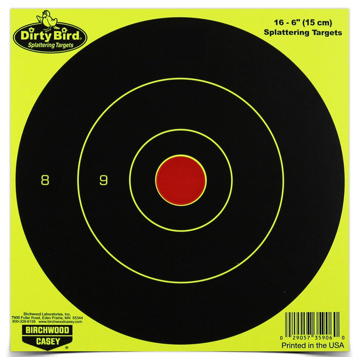 B/C DIRTY BIRD YELLOW RND TGT 16 - 6 - Get Tight Gear
