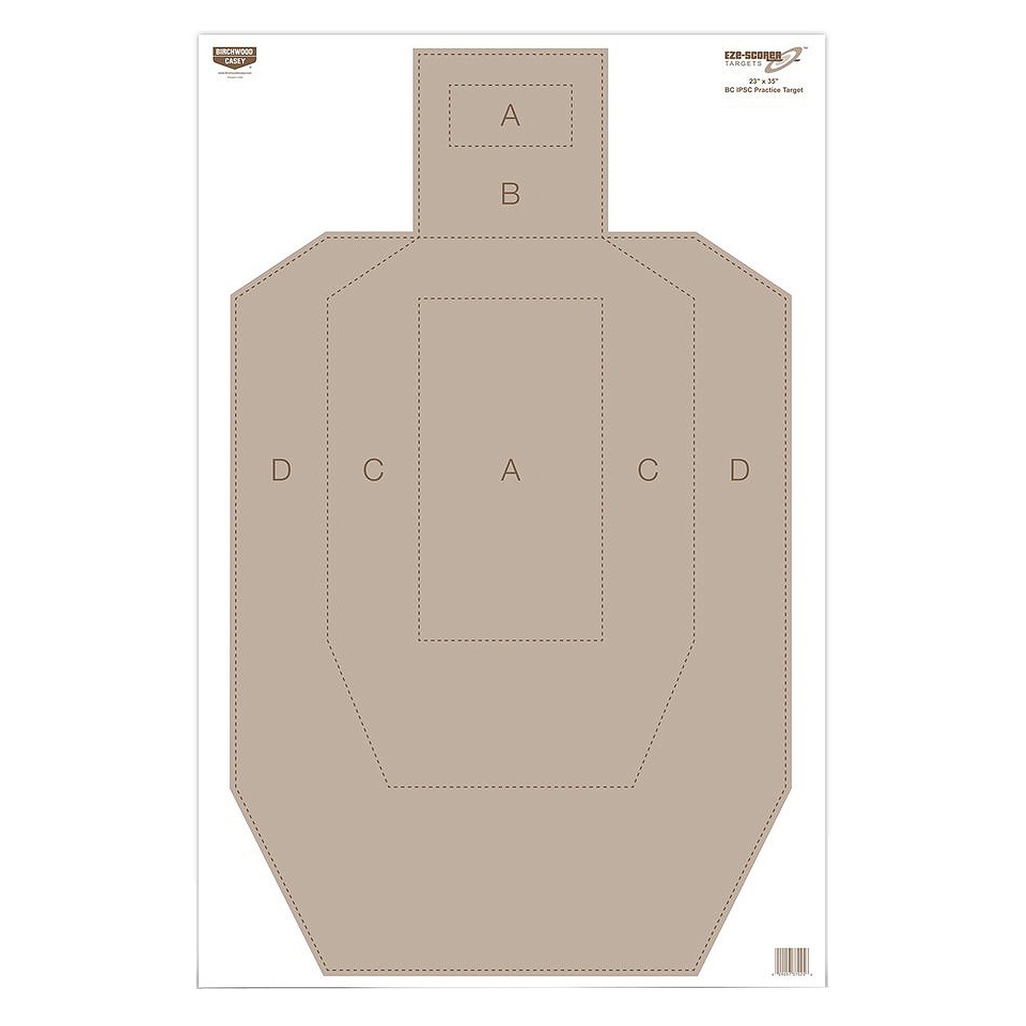 B/C EZE - SCORER IPSC TGT 100 - 23X35 - Get Tight Gear
