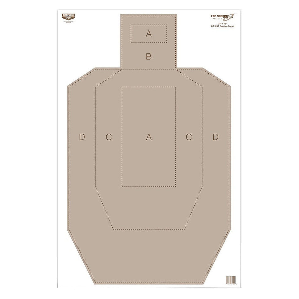 B/C EZE - SCORER IPSC TGT 100 - 23X35 - Get Tight Gear