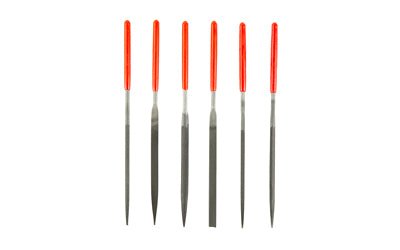 B/C GUNSMITHING FILE SET 6PC BLK/RD - Get Tight Gear