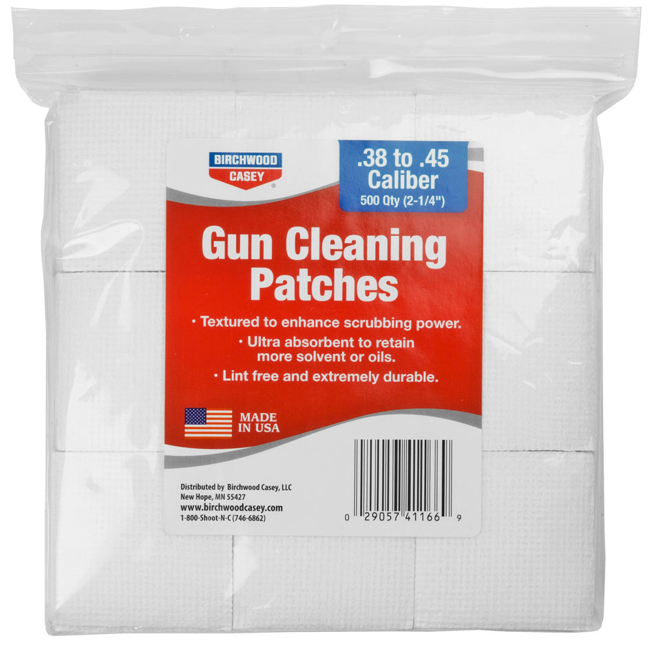 B/C PATCHES 2 - 1/4 .38 - .45 CAL 500PK - Get Tight Gear