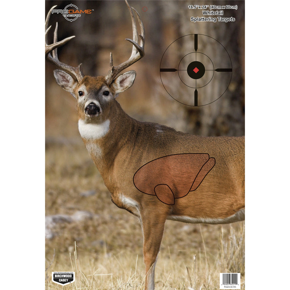 B/C PREGAME DEER TGT 3 - 16.5X24 - Get Tight Gear