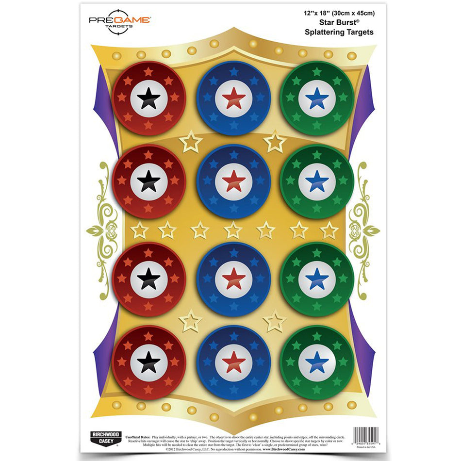 B/C PREGAME STAR BURST TGT 8 - 12X18 - Get Tight Gear