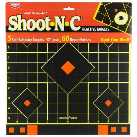 B/C SHT - N - C 12 SIGHT - IN TRGT 5PK - Get Tight Gear