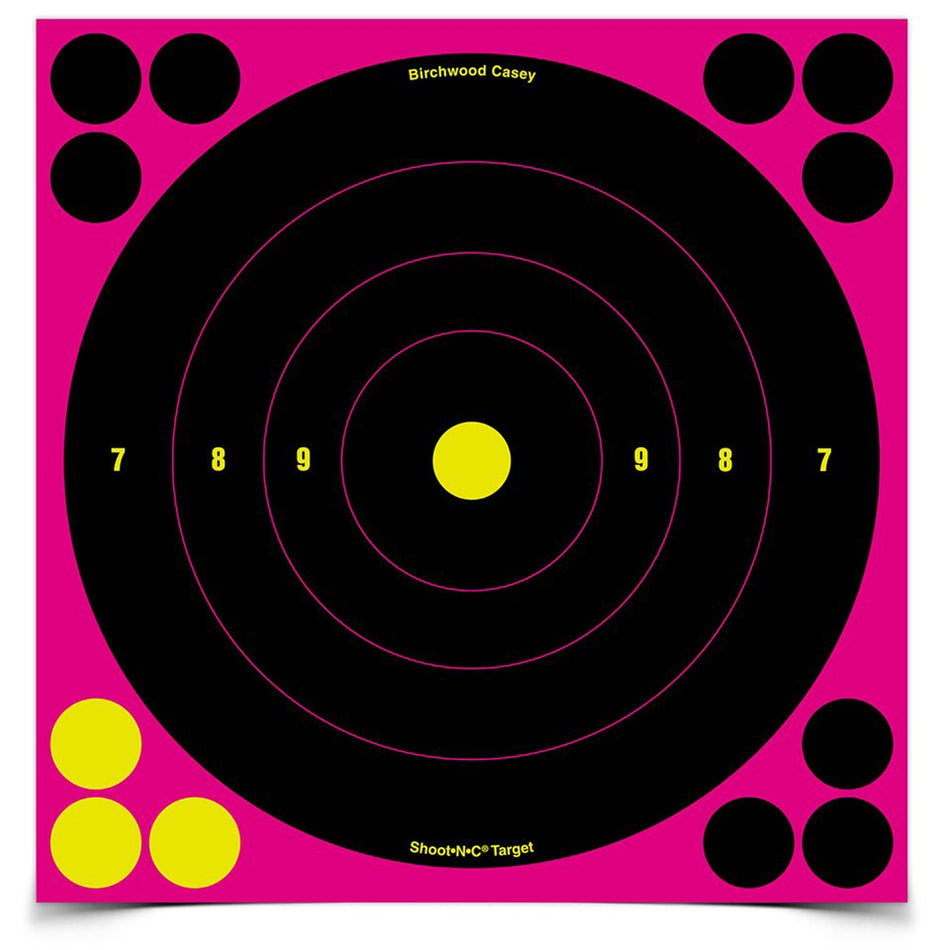 B/C SHT - N - C BULLSEYE TGT PINK 6 - 8 - Get Tight Gear