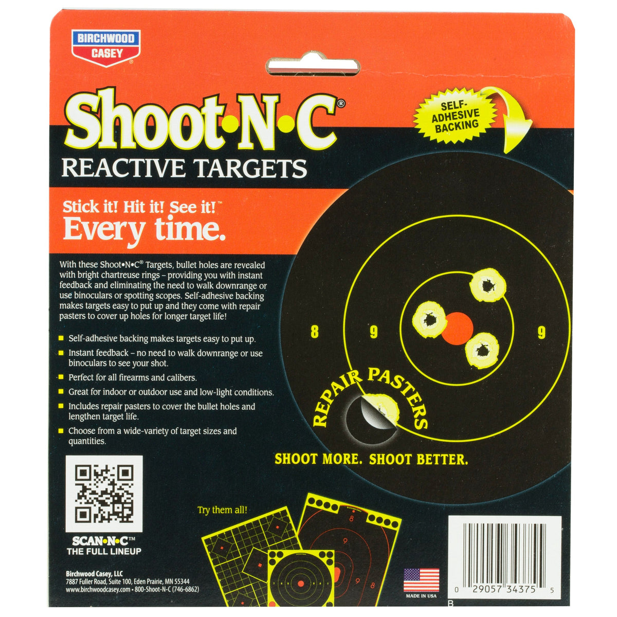 B/C SHT - N - C RND BULLSEYE TGT 240 - 3 - Get Tight Gear
