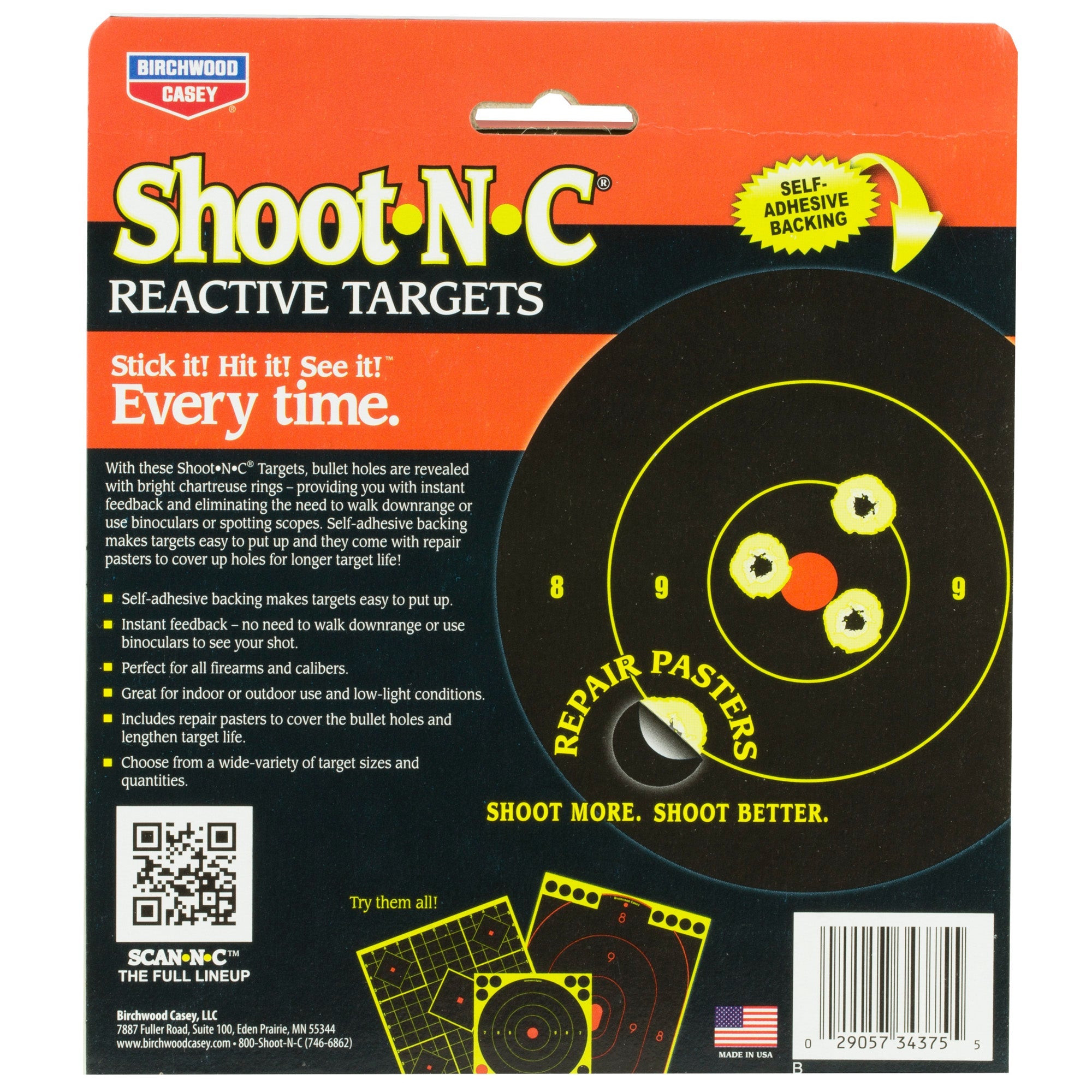 B/C SHT - N - C RND BULLSEYE TGT 240 - 3 - Get Tight Gear