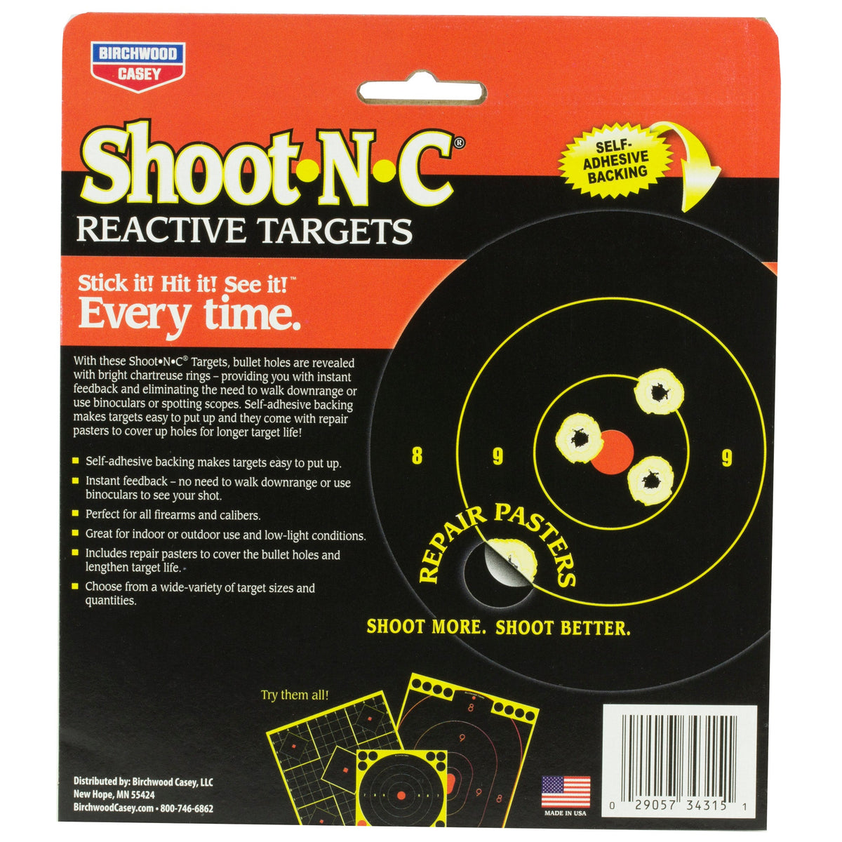 B/C SHT - N - C RND BULLSEYE TGT 48 - 3 - Get Tight Gear