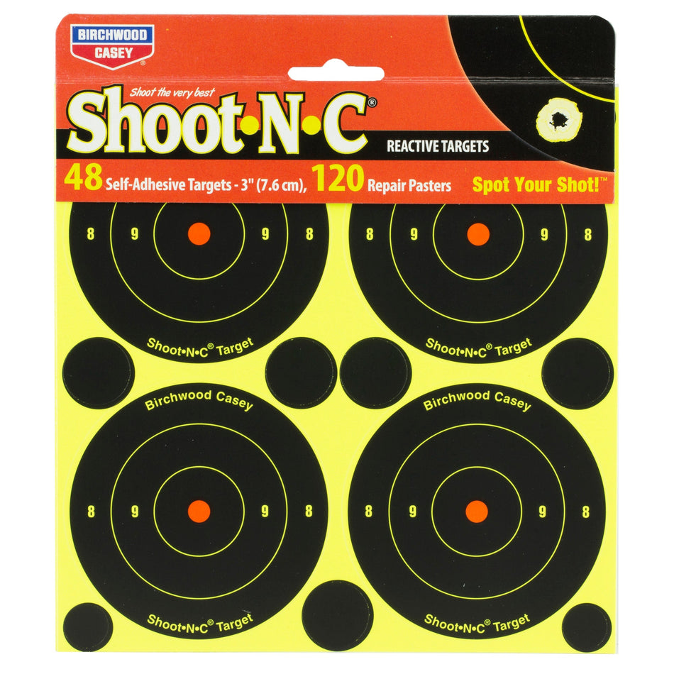 B/C SHT - N - C RND BULLSEYE TGT 48 - 3 - Get Tight Gear