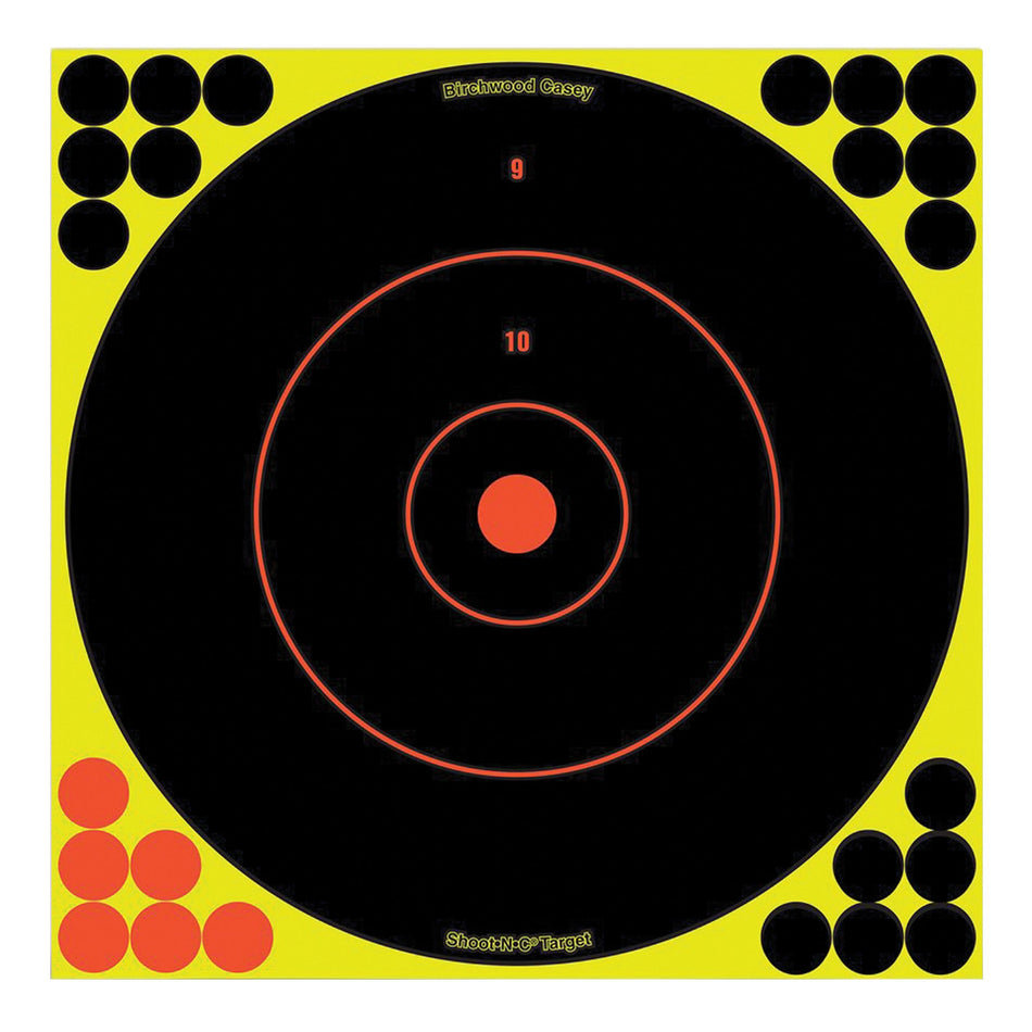 B/C SHT - N - C RND BULLSEYE TGT 5 - 12 - Get Tight Gear