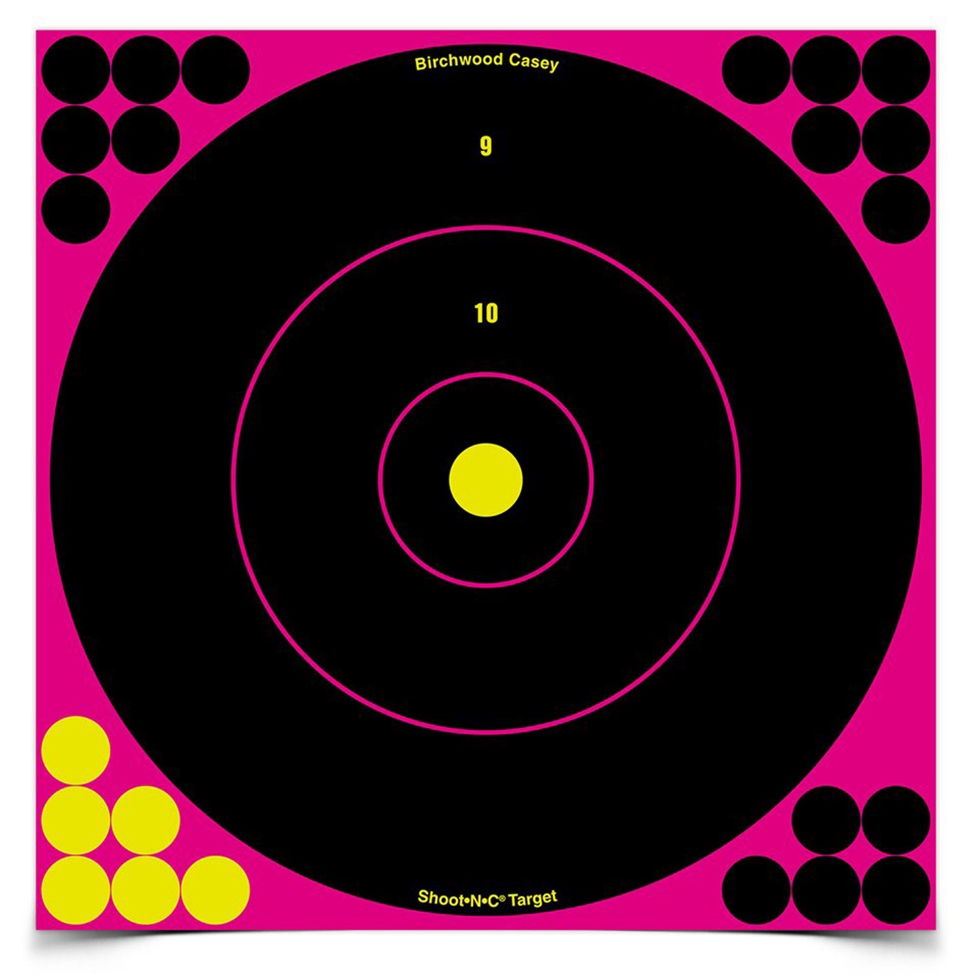 B/C SHT - N - C RND BULLSEYE TGT 5 - 12 P - Get Tight Gear