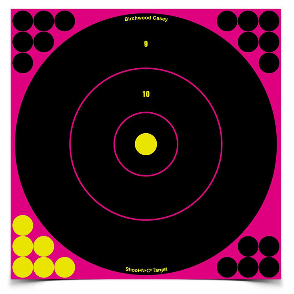 B/C SHT - N - C RND BULLSEYE TGT 5 - 12 P - Get Tight Gear