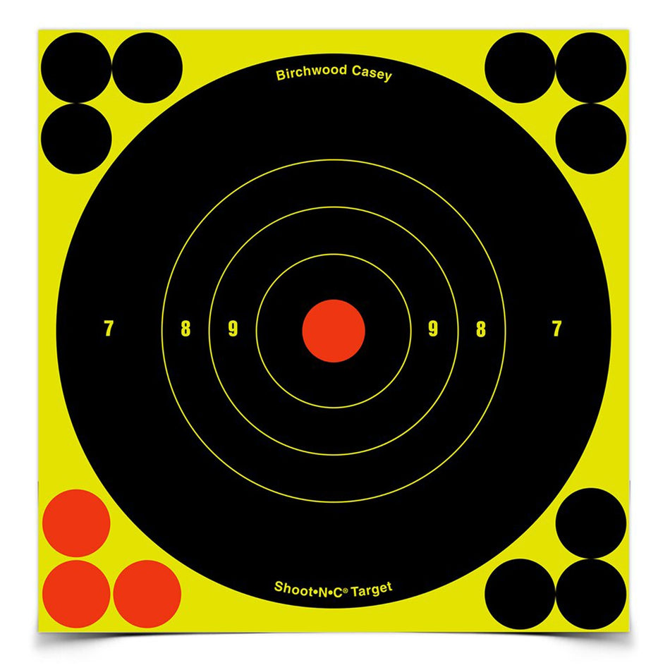 B/C SHT - N - C RND BULLSEYE TGT 60 - 6 - Get Tight Gear
