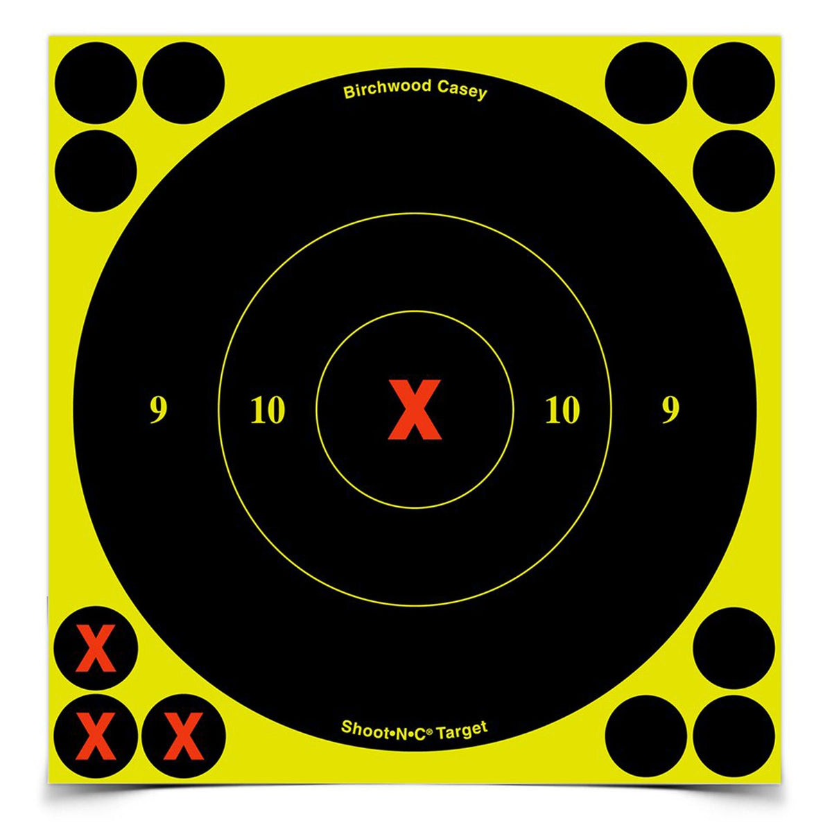 B/C SHT - N - C RND X - BULLSEYE TGT 60 - 6 - Get Tight Gear