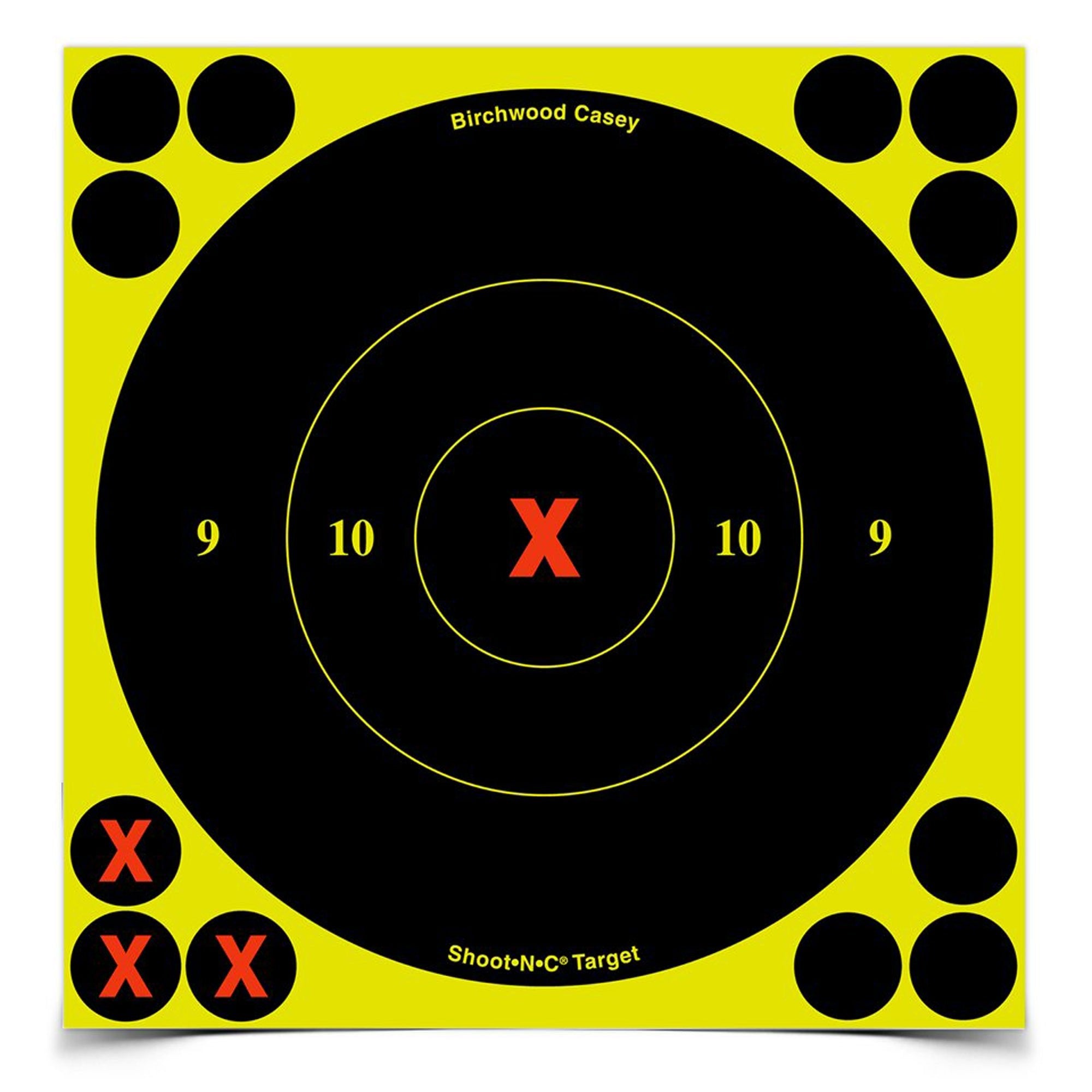 B/C SHT - N - C RND X - BULLSEYE TGT 60 - 6 - Get Tight Gear