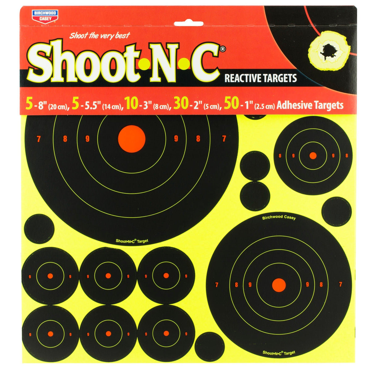B/C SHT - N - C VARIETY PACK 50 TARGETS - Get Tight Gear