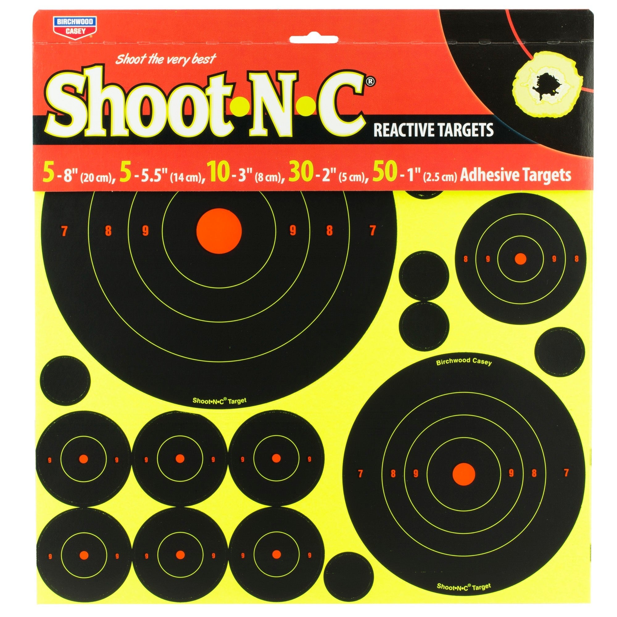B/C SHT - N - C VARIETY PACK 50 TARGETS - Get Tight Gear