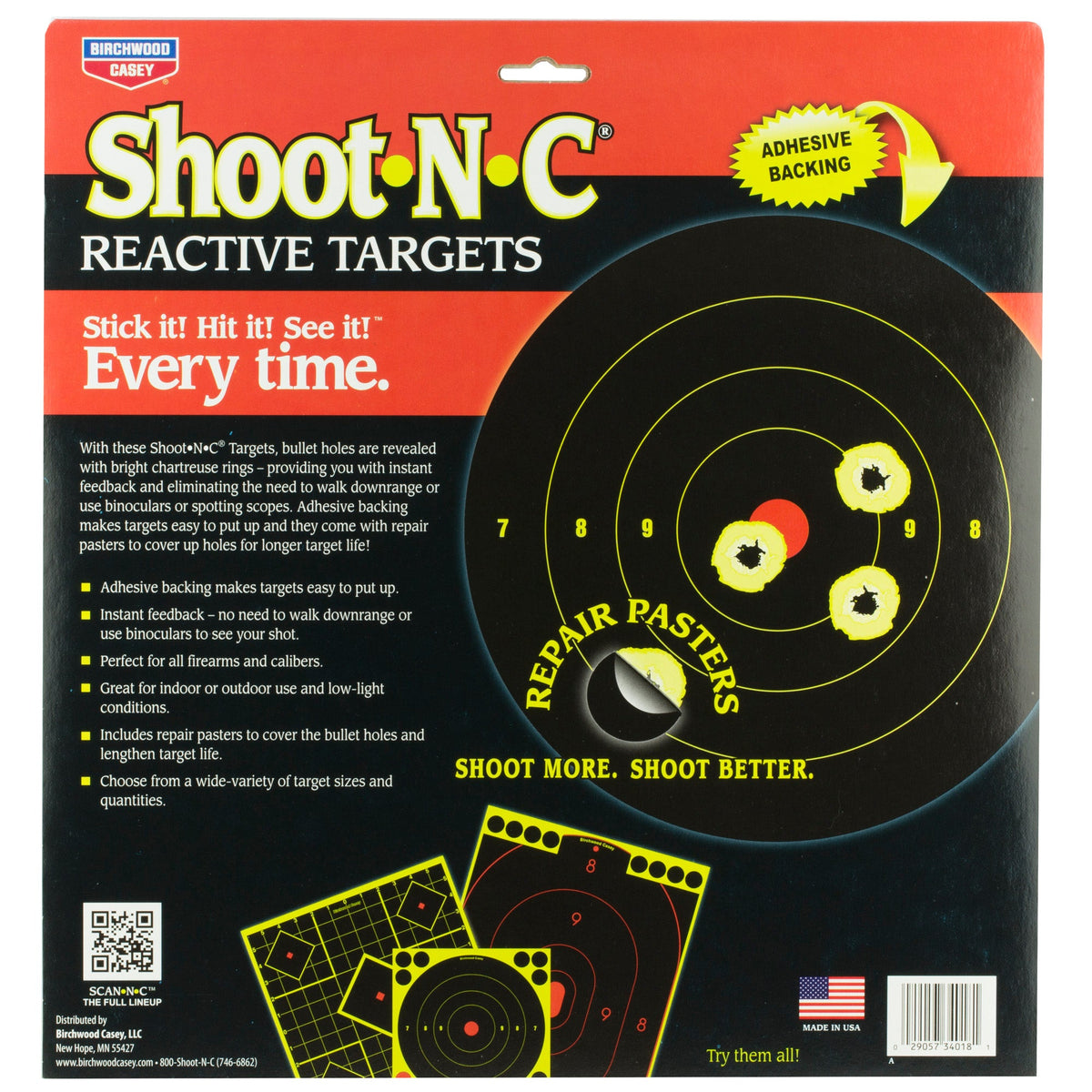 B/C SHT - N - C VARIETY PACK 50 TARGETS - Get Tight Gear